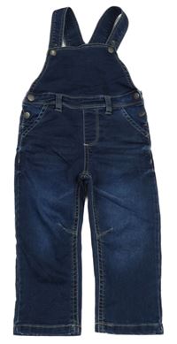 Tmavomodré laclové rifle Topomini