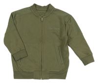 Khaki prepínaci mikina s nápisom Primark