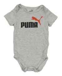 Šedé melírované body s logem Puma