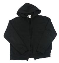 Čierna prepínaci mikina s kapucňou H&M