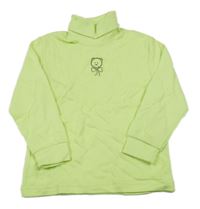 Neonově zelený rolák s medvědem 