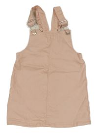 Světlerůžové riflové laclové šaty Primark