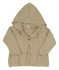 Béžový prepínaci sveter s kapucňou M&S