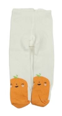 Biele pančuchy s dýněmi