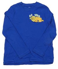 Tmavomodré tričko s s levíkom  M&S