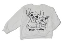 Biela mikina so Stitchem C&A