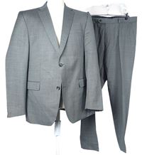 2set - Pánský šedý společenský oblek Reda
