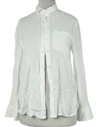Dámská bílá mačkaná halenka H&M