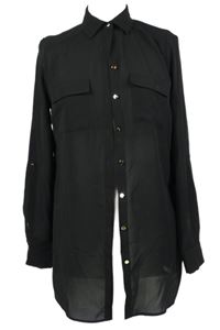 Dámska čierna šifónová blúzková á tunika zn. Primark