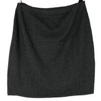 Dámska čierno-biela vzorovaná sukňa Papaya