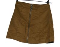 Dámska medová semišová prepínaci sukňa H&M vel. 32