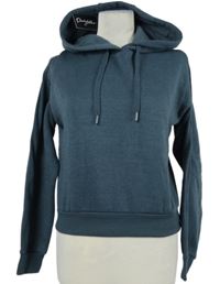 Dámská tmavomodrá crop mikina s kapucí PindyDoll 