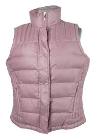 Dámská světlerůžová šusťáková zateplená vesta Esprit 