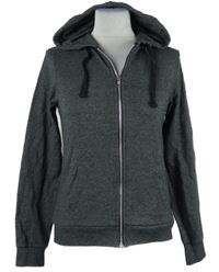 Dámská tmavošedá propínací mikina s kapucí C&A