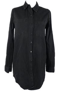 Dámská černá riflová halenková tunika Vero Moda 