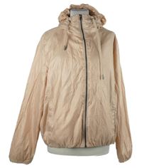 Dámská světlerůžová šusťáková sportovní bunda s kapucí Workout 