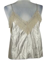 Dámský pudrový potažený crop top s krajkou Zara 