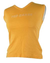 Dámsky oranžový top s logom Ted Baker