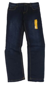 Tmavomodré slim rifle Denim Co.