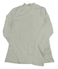 Smotanové tričko so stojačikom H&M