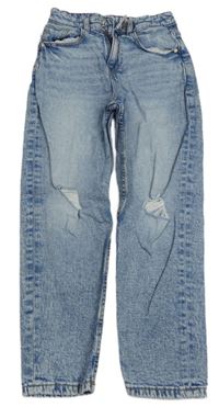 Modré mom fit rifle s vyšúchaním