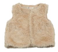 Světlerůžová kožešinová vesta H&M