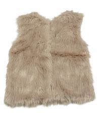 Svetloružová kožešinovo/pletená vesta Primark