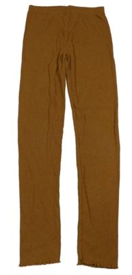 Hnedé rebrované legíny TU