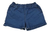 Modré rifľové kraťasy Yigga