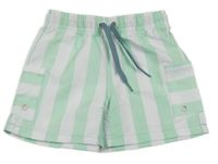 Mintoov-biele plážové kraťasy Sinsay