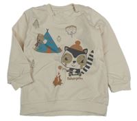 Béžová mikina so zvieratkami Fisher Price