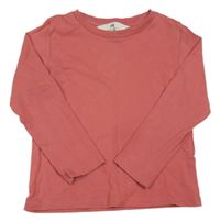Tmavoružové tričko H&M