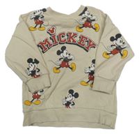 Béžová mikina s Mickey Disney