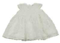 Biele vzorované šaty Ergee