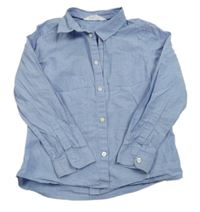 Světlemodrá proužkatá košile H&M