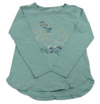 Zelené tričko s veverku Yigga