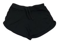 Čierne teplákové kraťasy Peacocks