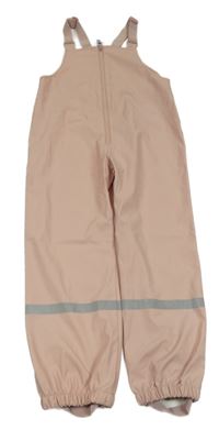 Starorůžové nepromokavé laclové kalhoty Topolino