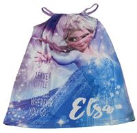 Levandulovo-modré šaty s Elsou Disney