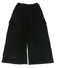 Černé teplákové culottes kalhoty Staccato