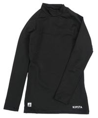 Černé funkční spodní triko Decathlon