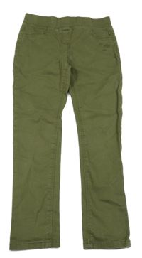 Khaki džegíny s hvězdičkami Vertbaudet