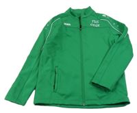 Zelená športová prepínaci mikina s krokodílom Jako