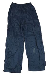 Tmavomodré šušťákové nepromokavé nohavice Alive