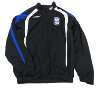Černo-bílo-modrá šusťáková sportovní bunda Umbro