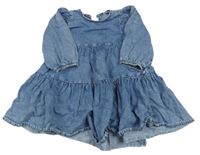 Modré plesňové rifľové šaty Next