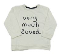 Smotanová mikina s nápismi George