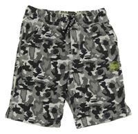 Army melírované teplákové kraťasy so znakom s nápismi F&F