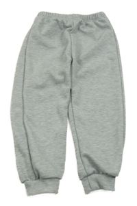 Šedé melírované tepláky 