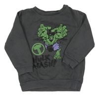 Tmavosivá mikina s HULKEM George